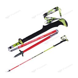 Bastão de caminhada dobrável de fibra de carbono PIONEER, 2 peças, 5 seções ajustáveis, Alpenstocks, caminhadas ao ar livre, escalada de montanha - Image 6