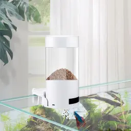 Alimentador automático de peixes com temporizador, Digital Aquarium Food Feeding Tools, Dispenser portátil, Novo - Image 1