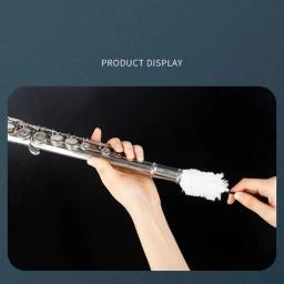 Algodão kit de limpeza para saxofone e flauta, 7 peças, escova de pó dupla extremidade, instrumento de manutenção - Image 5