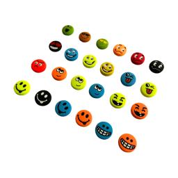 Cartoon Silicone Tennis Damper, Amortecedor para Reduzir Tenis Racquet, Amortecedores de Vibração, Anti-Vibradores, Novo, 100Pcs - Image 3