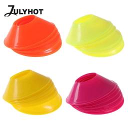 Prato do sinal do treinamento do futebol, Cones resistentes à pressão, Discos Marcadores, Marcador Bucket, Futebol Sports Saucer, 10Pcs - Image 1