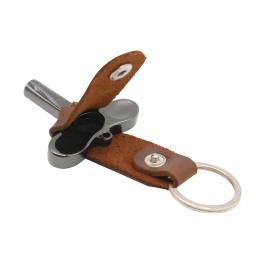 PU Leather Drum Key Holder para baterista, chaveiro caso, presente - Image 2