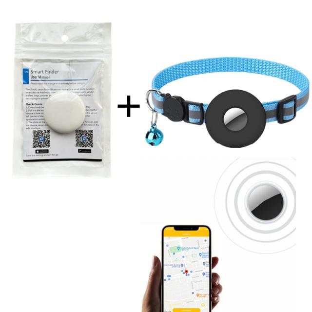 Localizador Bluetooth para Pets: Rastreador Wearable para Gatos, Cães e Pássaros com Função Anti-perda