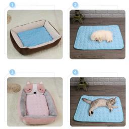 Tapete de resfriamento lavável para pet, cobertor de verão, sofá, almofada de gelo, cama, sofá, gato, pequeno, médio, grande, acessórios - Image 6