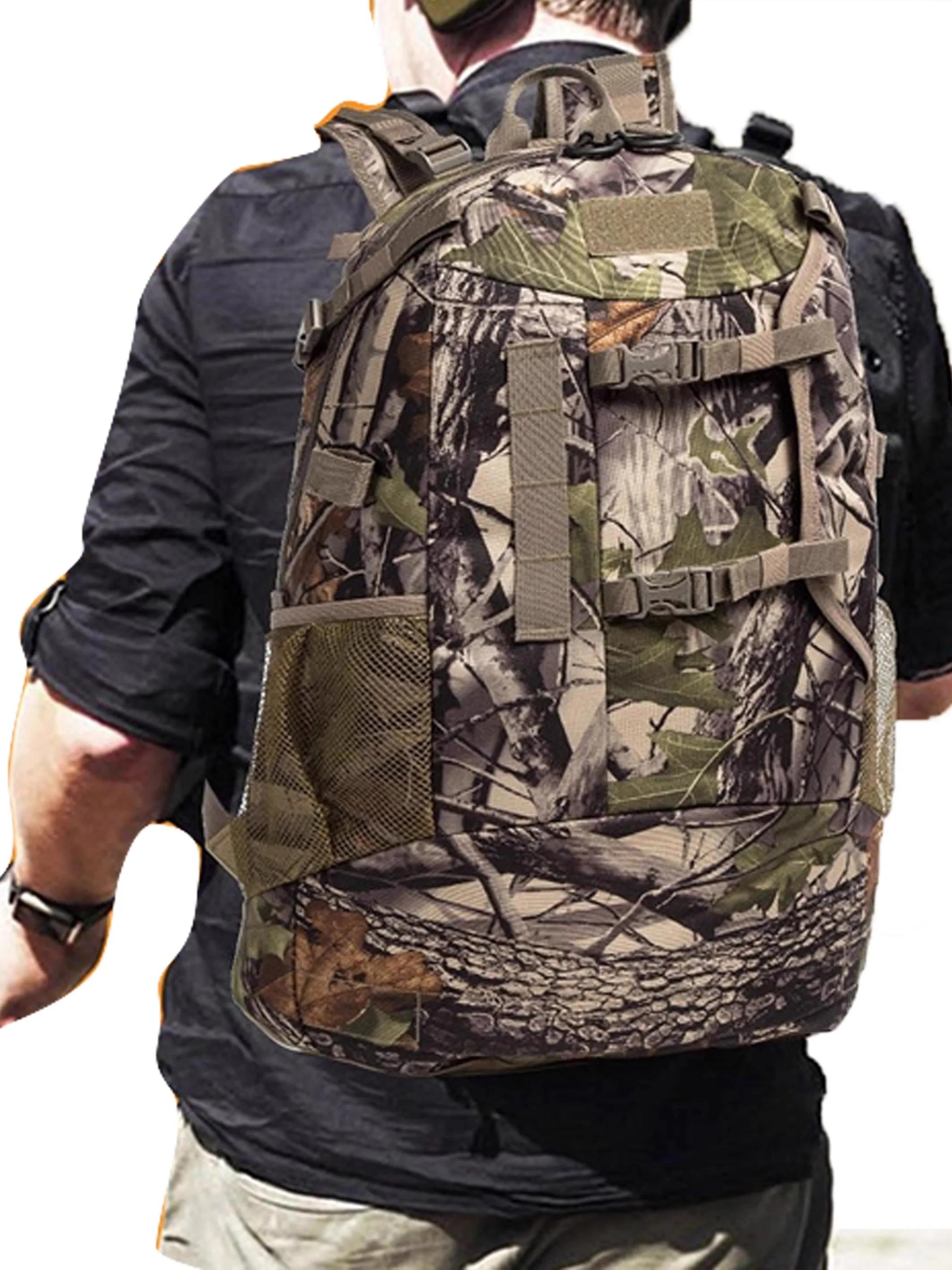 Multifuncional dos homens ao ar livre caça mochila, camuflagem tática, grande capacidade, resistente a riscos, impermeável composto Bow Bag - Image 1