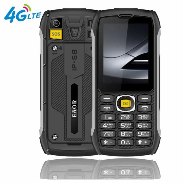 Eaor Telefone Robusto 4G LTE Powerbank Grande Bateria IP68