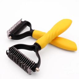 Pet Depilação Pente, Gato e Cão Escova, Cabelo Derramamento Pentes, Pele De Aparar, Escovas Dematting, Grooming Tool, Nova Chegada - Image 5