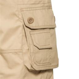 Calções masculinos soltos tamanho grande multi-bolso macacão verão algodão confortável calças de níquel ao ar livre casual esportes calças de praia - Image 6