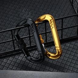 D Forma Quickdraws-Escalada Profissional Buckle Lock, 12KN 7075 Mosquetão, Trava de Segurança, Equipamento ao ar livre - Image 1