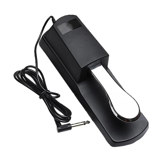 Pedal Universal Sustain para Teclados e Sintetizadores - Amortecedor de Interruptor de Polaridade para Piano Elétrico em Atacado