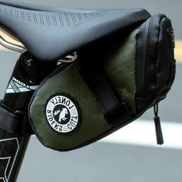 Ulac touring bicicleta selim saco à prova dwaterproof água náilon sela de corrida estrada armazenamento pannier colorido mtb sela bolsa traseira - Image 2