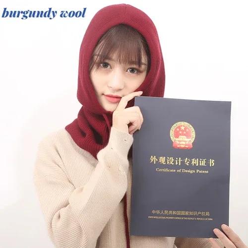 Gorro Unissexo de Cashmere com Capuz e Gola Ajustável, Perfeito para Homens e Mulheres