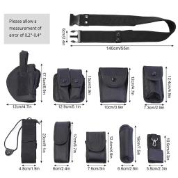 Cinto tático da polícia, cinto de segurança, sistema de equipamento modular militar versátil, conjunto de cinto de serviço moldado para aplicação da lei - Image 6