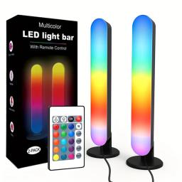 RGB Light Music Rhythm Pickup Lights, atualizado modelo recarregável USB, decoração de Natal, desktop, bar - Image 1