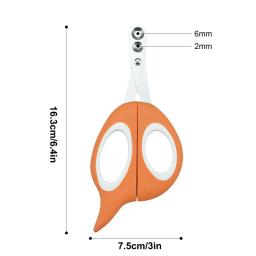 Cortadores de unhas antiderrapantes ergonômicos profissionais para gatos e cães, Duplo Circular Cut Hole, Cortador de unhas, Ferramentas de preparação - Image 6
