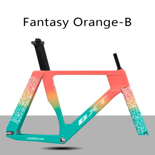 BXT 195 Aero Carbon Track Frameset Leveza e Velocidade