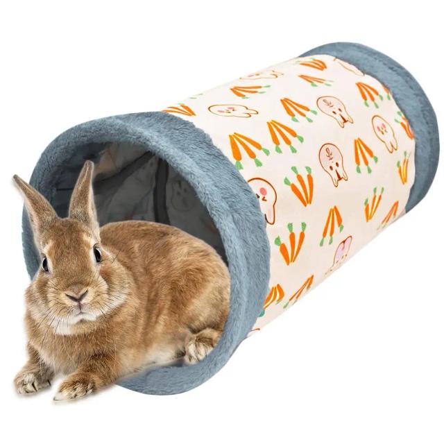 Túnel Brinquedo Tubo para Pequenos Animais: Atividade Interativa para Cobaias, Coelhos e Hamsters com Esconderijos e Acessórios Pet