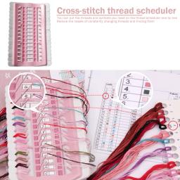 Suporte de linha para costura, organizador de acessórios para ponto cruz, linha com 30 espaços, 50 posições - Image 1