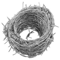 Cerca De Arame De Aço De Prata Enferrujado Decorativo, Equipamento De Esgrima Protegido Por Plantas, Cerca De Arame Farpado, 8 cm - Image 2