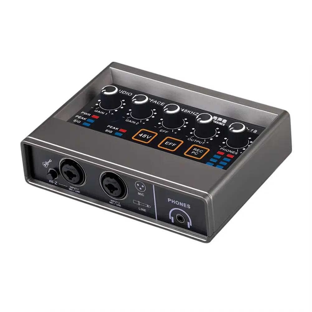 Teyun Q-16 misturador de som áudio profissional cartão canal monitoramento guitarra elétrica gravação ao vivo para interface estúdio cantando dj - Image 1