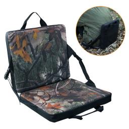 Cadeira dobrável Back Support Pad com alça, alça de ombro, assento acolchoado grosso, portátil, esportes, eventos - Image 1