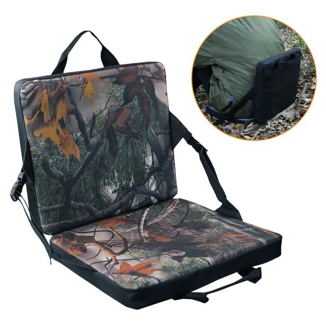 Cadeira Dobrável Portátil com Suporte para Costas e Assento Acolchoado para Esportes e Eventos