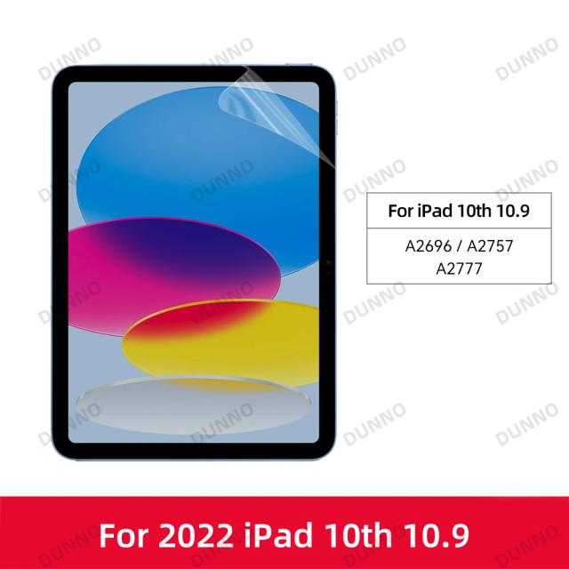 Protetor de Tela Matizado para iPad Pro e iPad Air - Filme PET para Pintura e Escrita, Compatível com Diversos Modelos