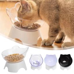 Alimentador de animais antiderrapante com suporte de inclinação, Água alimentar, Tigelas para cães, Tigela de alimentação de gato - Image 1