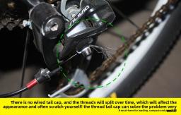 Liga de alumínio Bicicleta Freio Shifter Cabo Interno Dicas, End Cap, Core Cap, End Acessórios, várias cores, 10Pcs - Image 6