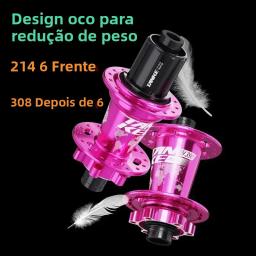 Tanke 120 clique hub 6 rolamento mtb hub dianteiro traseiro 28 32 36 furos freio a disco mountain bike hubs 7 8 9 10 11 12 peças de bicicleta de velocidade - Image 3