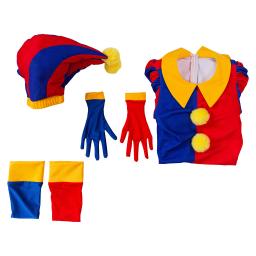 Pomni Cosplay Fantasia com Chapéu, Disfarce, Halloween, Carnaval Party Clothing - Image 5