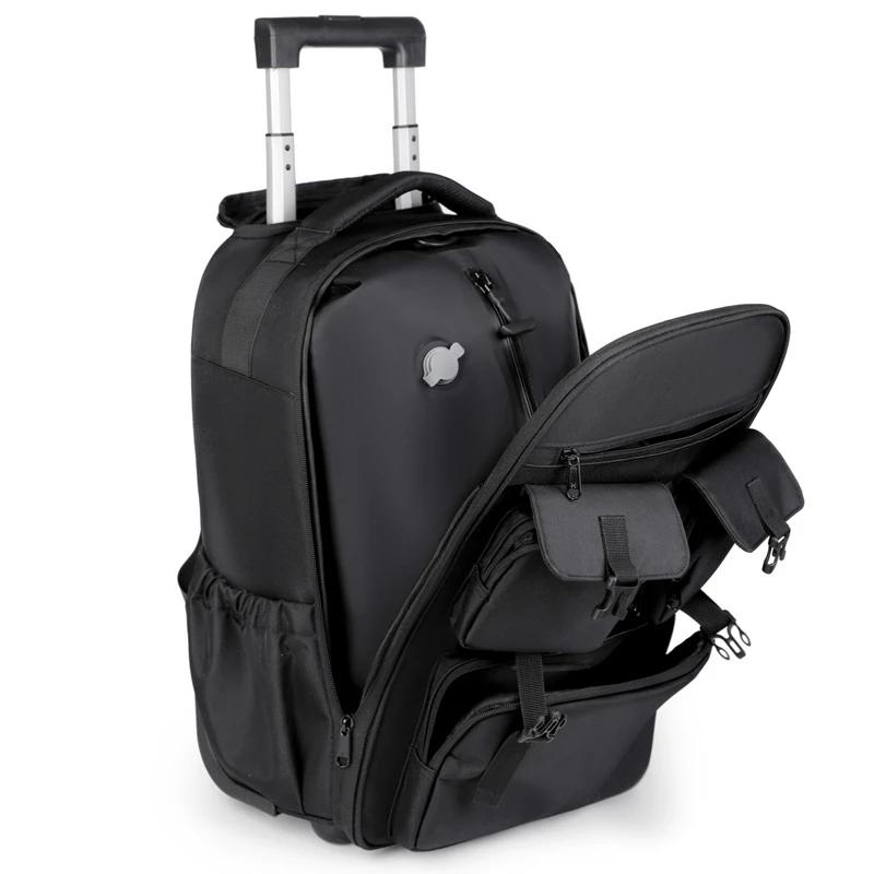 Mochila de Computador com Airbag Mochila Expansível de Compressão a Vácuo Mochila de Grande Capacidade Mochila de Negócios Bolsa a Vácuo - Image 1