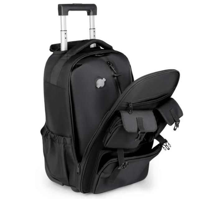 Mochila de Computador Expansível a Vácuo Mochila de Grande Capacidade Mochila de Negócios Bolsa a Vácuo