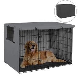 Universal Dog Gaiola Capa, 210D Oxford Fio Crate, impermeável, poeira Capas, ao ar livre, impermeável, proteção solar, durável Pet Kennel Caso - Image 2