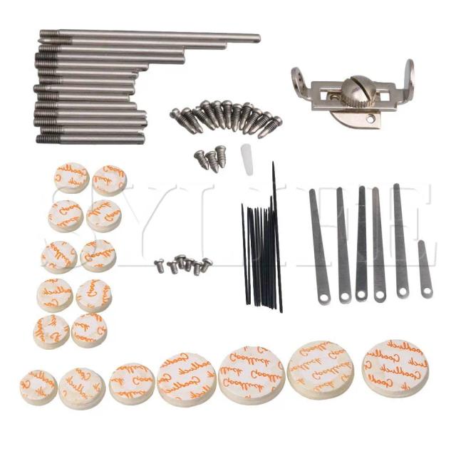 Kit de Ferramentas DIY para Reparação de Clarinete com Peças de Manutenção Essenciais