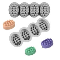 Molde De Silicone Para Fazer Sabão, Massagem Bar Mold, Moldes Artesanais De Sabão - Image 1