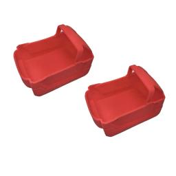 2 pçs capa protetora de silicone caso para 18v 3.0 4.0 5.0 bateria capa protetora caso ferramenta elétrica - Image 4