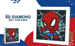 Desenhos animados Diamond Art Kits De Pintura Com Moldura, Fácil Gem Art Kit, Pacote para o Presente, Home Wall Decor - Image 6
