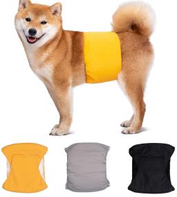 Fraldas Laváveis para Animais de Estimação, Absorvente, Ajustável, Cachorro Grande, Calcinha Fisiológica para Cães, Calcinhas Reutilizáveis, Cães, Machos - Image 1