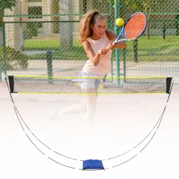 Portátil e Destacável Badminton Net, Stand Com Carry Bag, Vôlei Net, Treino ao ar livre, Multifuncional Net - Image 3