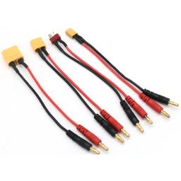 20cm xt30 xt60 xt90 t tomada carga levar a 4.0mm banana plugues carga cabo fio de silicone 14awg para lipo bateria - Image 3