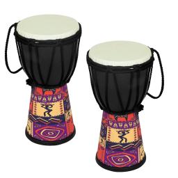 Tambor ABS portátil africano para crianças, câmara de tambor colorido, tambor de mão, percussão profissional, instrumento musical, 4 Polegada - Image 1