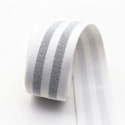 Faixa listrada elástica para decoração de vestuário, suprimentos de costura, 1m, 2m, 3m, 5m, 10m, 20m, 40mm - Image 4