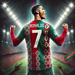 Camisa Esportiva Impressa para Adultos e Crianças, Camisa de Futebol, T-shirt para Jogo Diário, Training Jersey, Portugal Número 7, Ao Ar Livre, Verão - Image 3