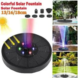 Bomba De Fonte Solar De Poupança De Energia, Kit De Rega De Plantas, Painel Solar Colorido, Banho De Pássaro, Piscina Ao Ar Livre Do Jardim - Image 2