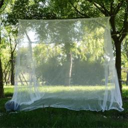 Ao ar livre grande branco acampamento mosquiteiro viagem portátil mosquito à prova de insetos tenda interior quarto dormir mosquito net - Image 2