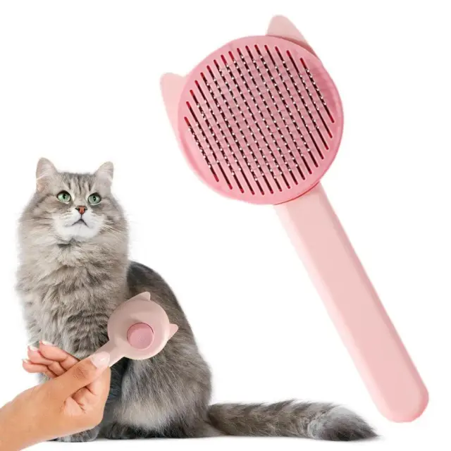 Escova de Aço Inoxidável para Cães: Ferramenta Eficaz na Redução de Derramamento e Ideal para Grooming de Animais de Estimação