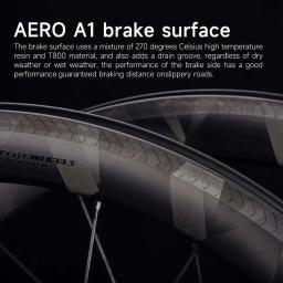 Elitewheels 700c novo produto bicicleta de estrada rodado carbono x tecer acabamento jantes sem câmara pronta em linha reta puxar hub corrida roda da bicicleta - Image 3