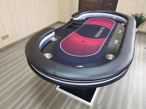 Mesa de Poker Almofadada para sua Sala de Jogos Ideal