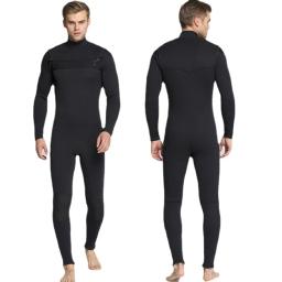 Roupa de mergulho com zíper frontal masculina, roupa de banho de neoprene de 3mm para mergulho, mantém o calor profissional, roupa de mergulho - Image 4